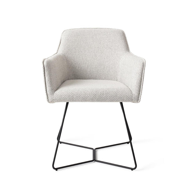 Hofu eetkamerstoel - Checkers Charm, Beehive Black - {{ product.type }} - Kas20