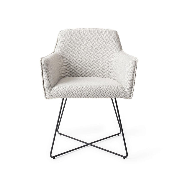 Hofu eetkamerstoel - Checkers Charm, Cross Black - {{ product.type }} - Kas20