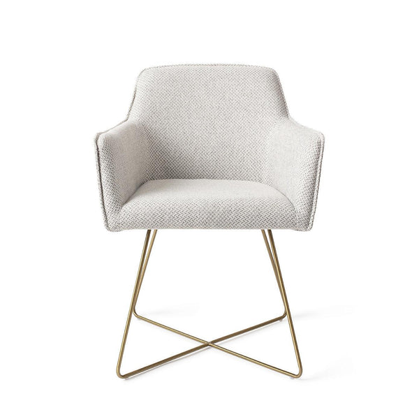 Hofu eetkamerstoel - Checkers Charm, Cross Gold - {{ product.type }} - Kas20