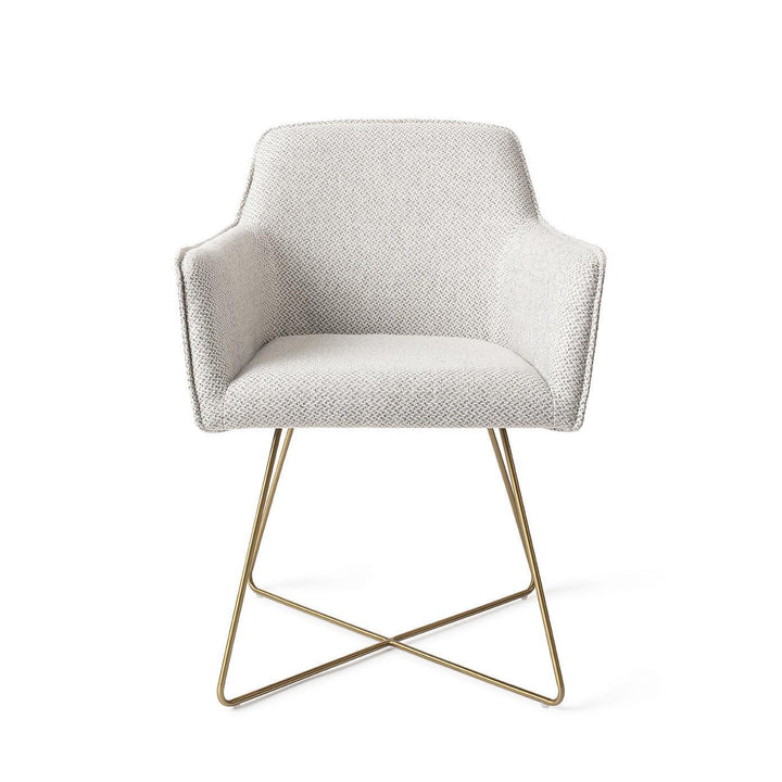 Hofu eetkamerstoel - Checkers Charm, Cross Gold - {{ product.type }} - Kas20