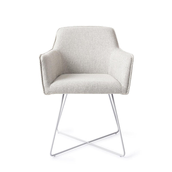 Hofu eetkamerstoel - Checkers Charm, Cross White - {{ product.type }} - Kas20