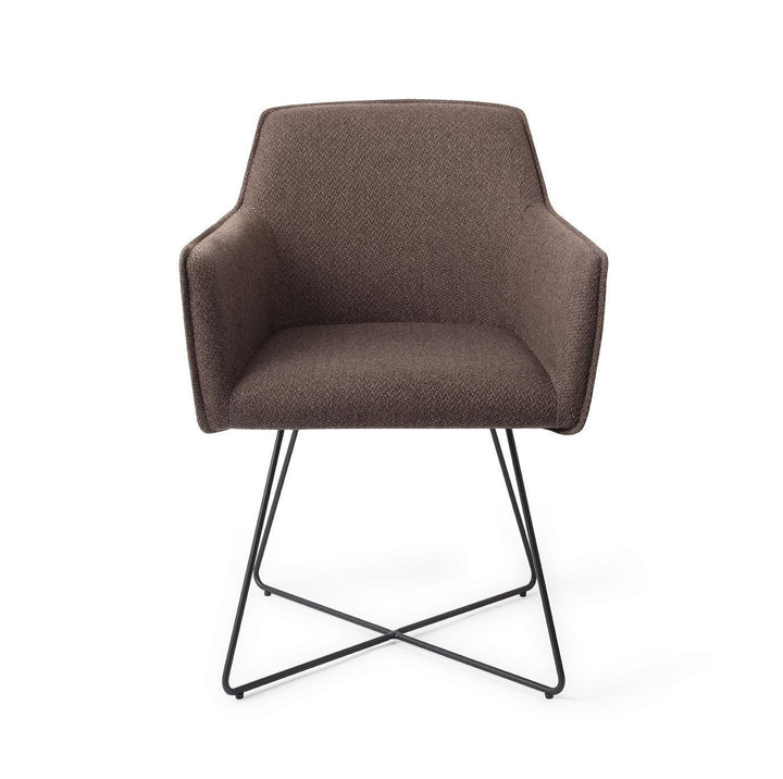 Hofu eetkamerstoel - Potters Clay, Cross Black - {{ product.type }} - Kas20