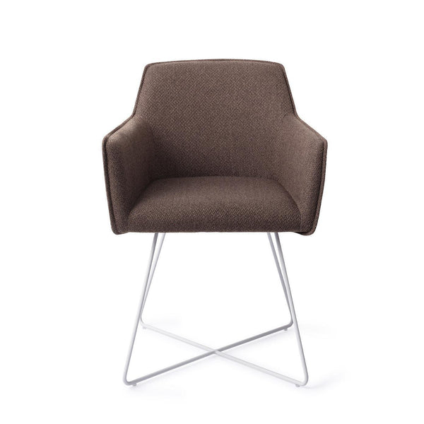 Hofu eetkamerstoel - Potters Clay, Cross White - {{ product.type }} - Kas20