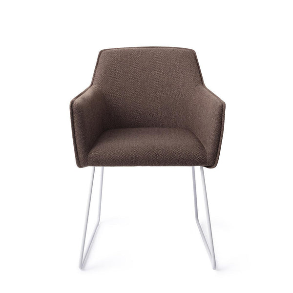 Hofu eetkamerstoel - Potters Clay, Slide White - {{ product.type }} - Kas20