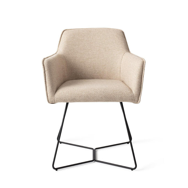 Hofu eetkamerstoel - Wild Walnut, Beehive Black - {{ product.type }} - Kas20