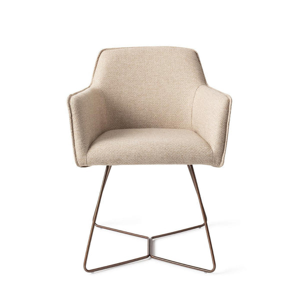 Hofu eetkamerstoel - Wild Walnut, Beehive Rose - {{ product.type }} - Kas20