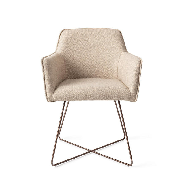 Hofu eetkamerstoel - Wild Walnut, Cross Rose - {{ product.type }} - Kas20