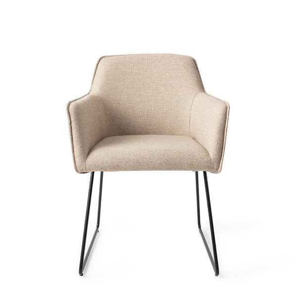 Hofu eetkamerstoel - Wild Walnut, Slide Black - {{ product.type }} - Kas20