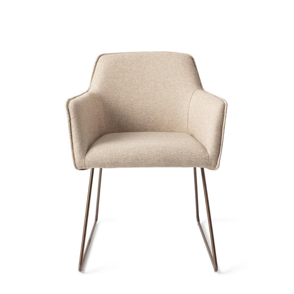 Hofu eetkamerstoel - Wild Walnut, Slide Rose - {{ product.type }} - Kas20
