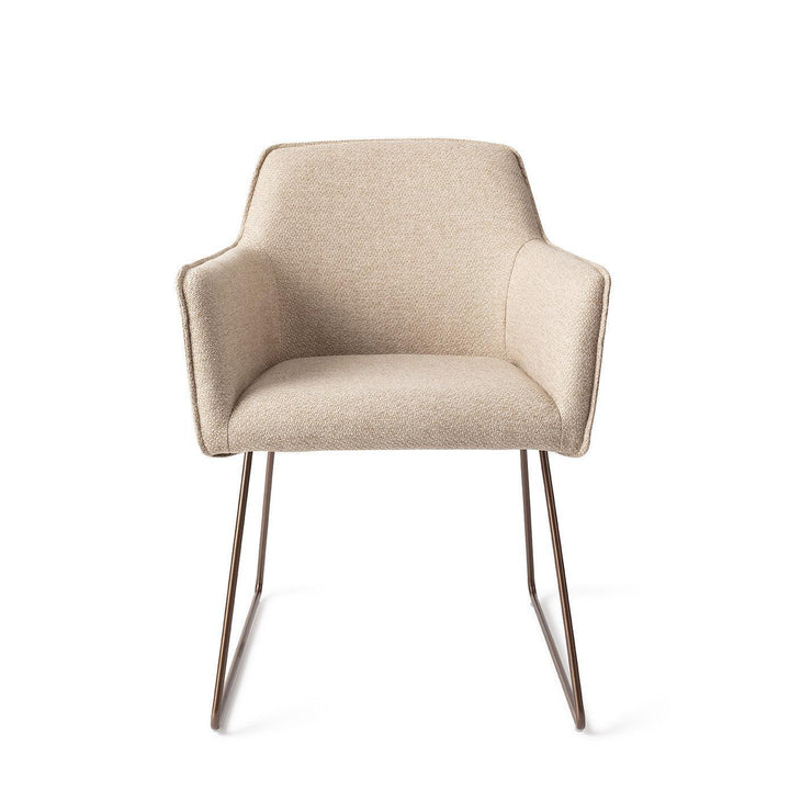 Hofu eetkamerstoel - Wild Walnut, Slide Rose - {{ product.type }} - Kas20