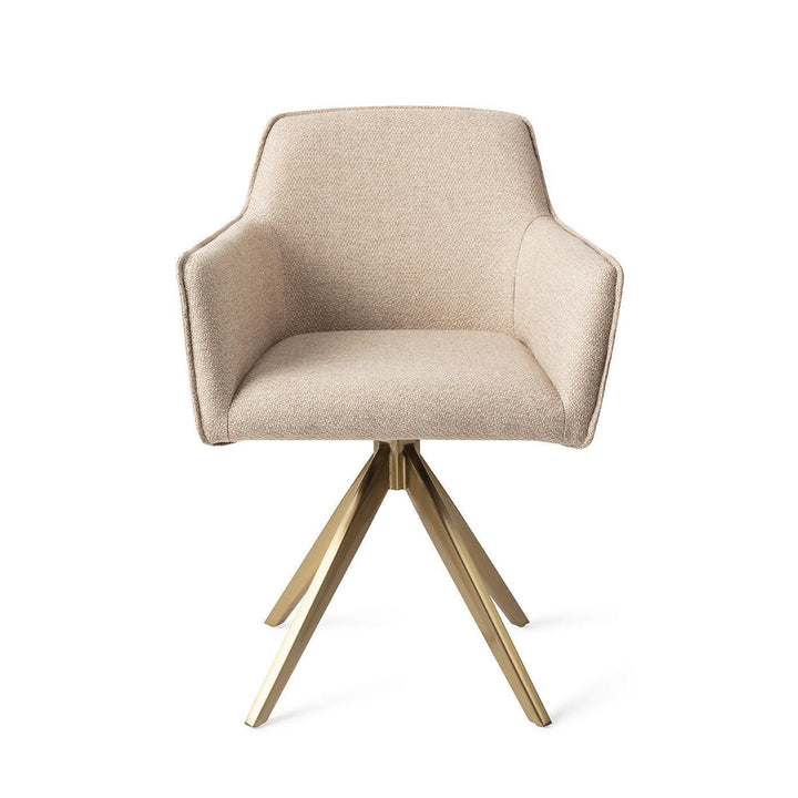 Hofu eetkamerstoel - Wild Walnut, Turn Gold - {{ product.type }} - Kas20