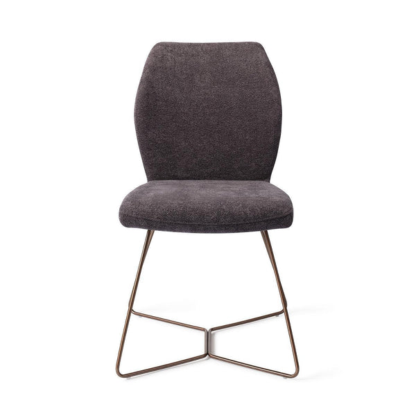 Ikata eetkamerstoel - Almost Black, Beehive Rose - {{ product.type }} - Kas20