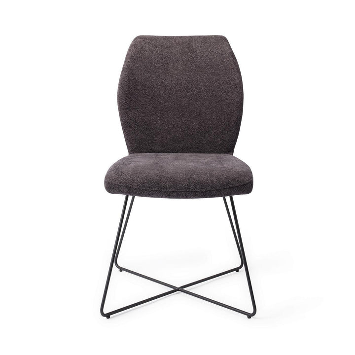 Ikata eetkamerstoel - Almost Black, Cross Black - {{ product.type }} - Kas20