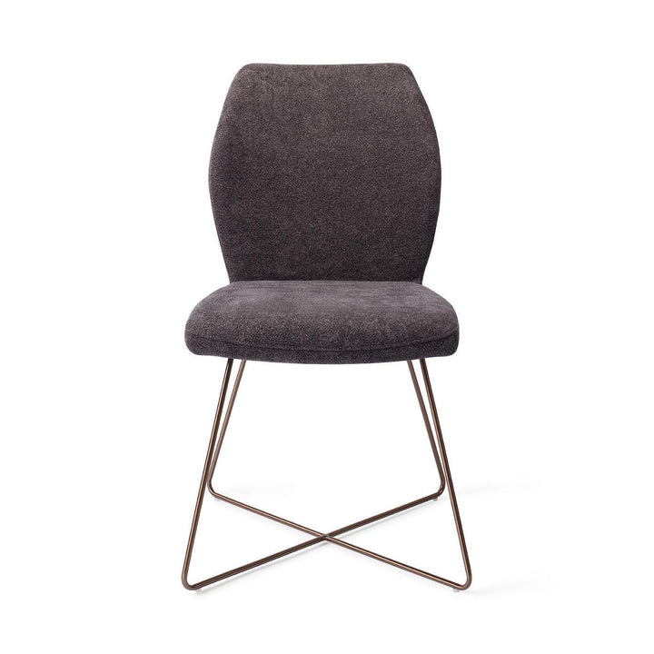 Ikata eetkamerstoel - Almost Black, Cross Rose - {{ product.type }} - Kas20