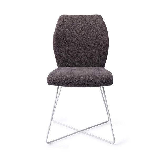 Ikata eetkamerstoel - Almost Black, Cross White - {{ product.type }} - Kas20