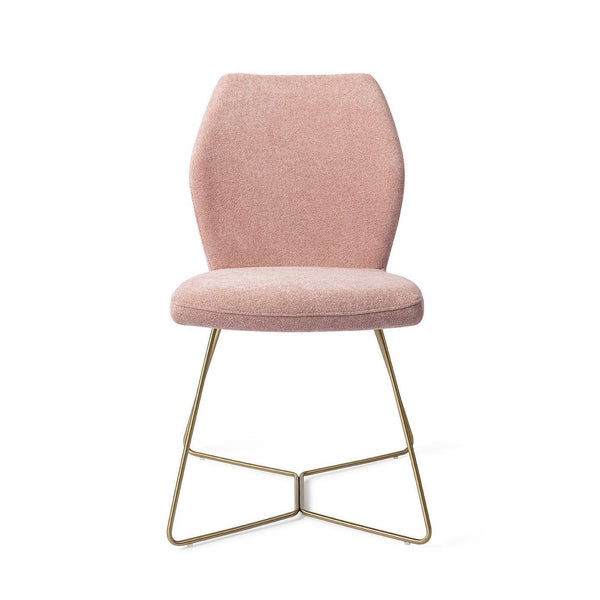 Ikata eetkamerstoel - Anemone, Beehive Gold - {{ product.type }} - Kas20