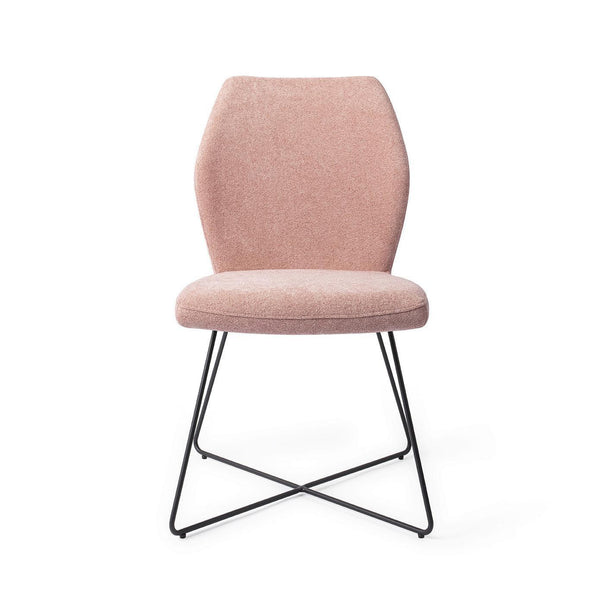 Ikata eetkamerstoel - Anemone, Cross Black - {{ product.type }} - Kas20
