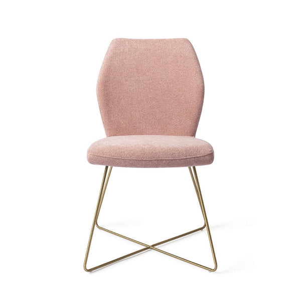 Ikata eetkamerstoel - Anemone, Cross Gold - {{ product.type }} - Kas20