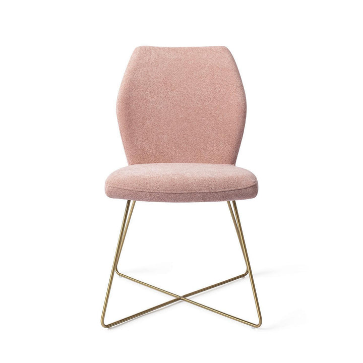 Ikata eetkamerstoel - Anemone, Cross Gold - {{ product.type }} - Kas20