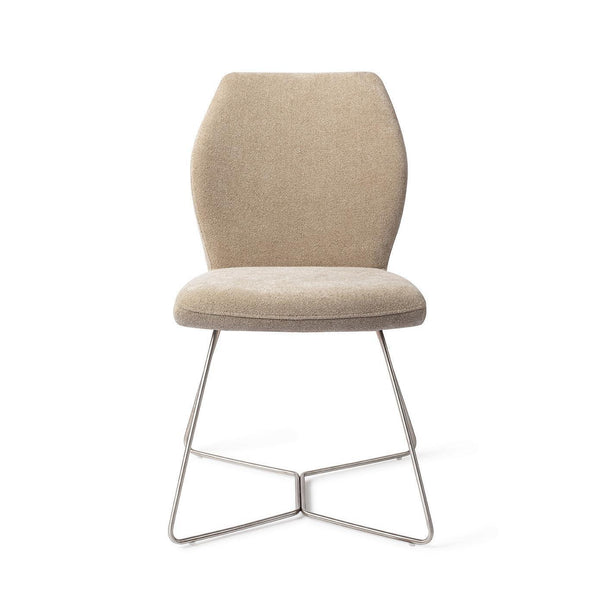 Ikata eetkamerstoel - Funky Fudge, Beehive Steel - {{ product.type }} - Kas20