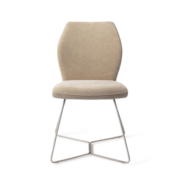 Ikata eetkamerstoel - Funky Fudge, Beehive Steel - {{ product.type }} - Kas20