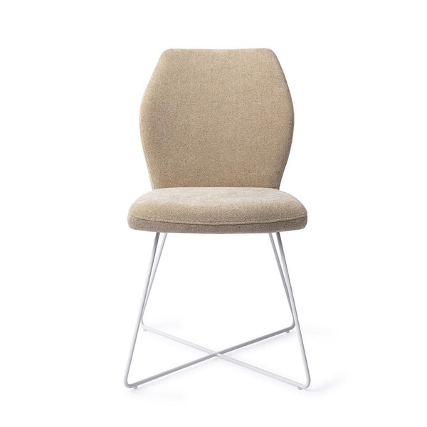 Ikata eetkamerstoel - Funky Fudge, Cross White - {{ product.type }} - Kas20