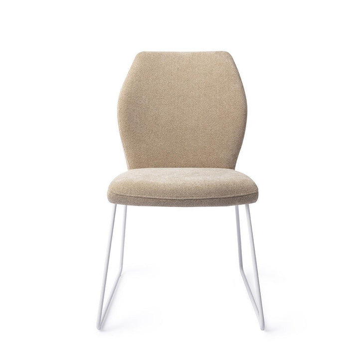 Ikata eetkamerstoel - Funky Fudge, Slide White - {{ product.type }} - Kas20