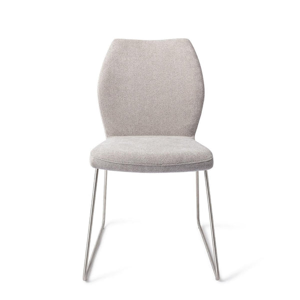 Ikata eetkamerstoel - Pretty Plaster, Slide Steel - {{ product.type }} - Kas20