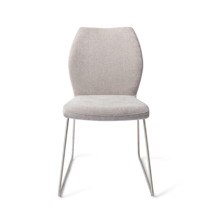 Ikata eetkamerstoel - Pretty Plaster, Slide Steel - {{ product.type }} - Kas20