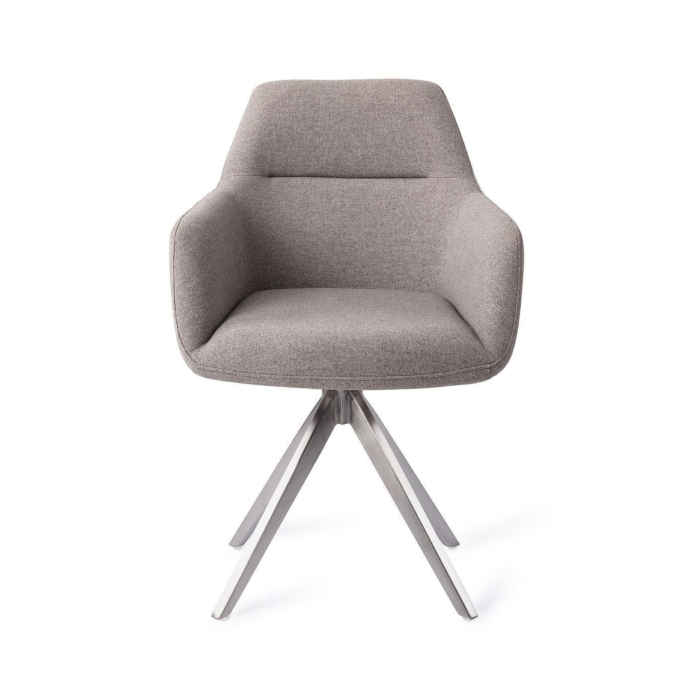 Kinko eetkamerstoel - Earl Grey, Turn Steel - {{ product.type }} - Kas20