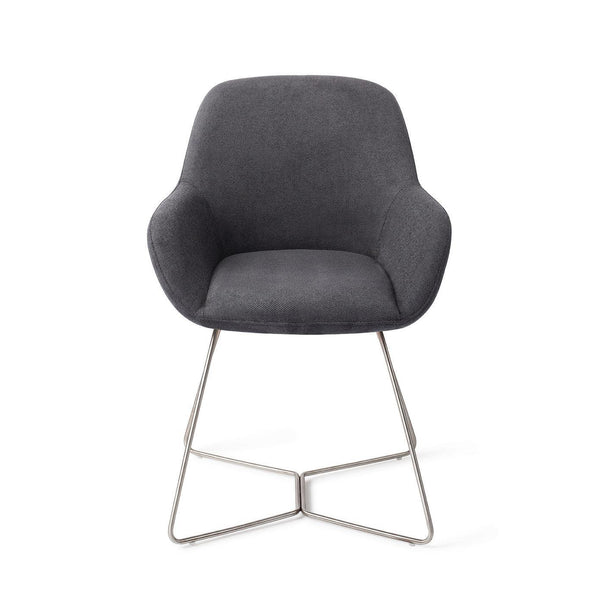 Kushi Eetkamerstoel - Black-Out, Beehive Steel - {{ product.type }} - Kas20