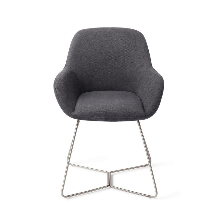 Kushi Eetkamerstoel - Black-Out, Beehive Steel - {{ product.type }} - Kas20
