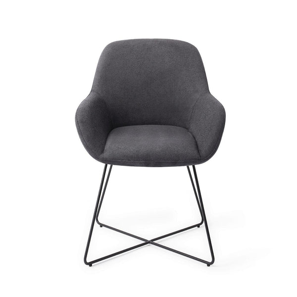 Kushi Eetkamerstoel - Black-Out, Cross Black - {{ product.type }} - Kas20
