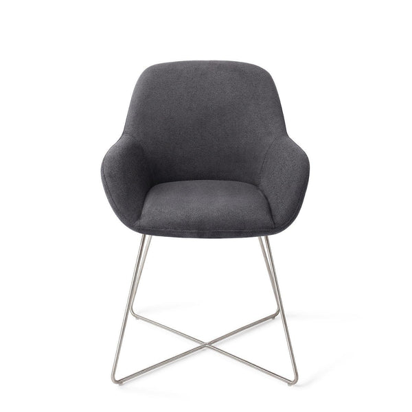 Kushi Eetkamerstoel - Black-Out, Cross Steel - {{ product.type }} - Kas20