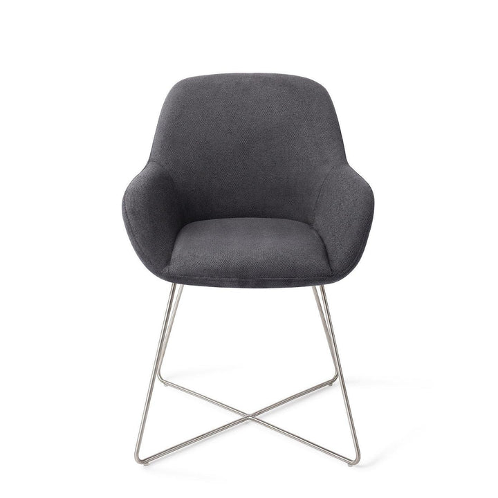 Kushi Eetkamerstoel - Black-Out, Cross Steel - {{ product.type }} - Kas20
