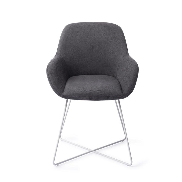 Kushi Eetkamerstoel - Black-Out, Cross White - {{ product.type }} - Kas20