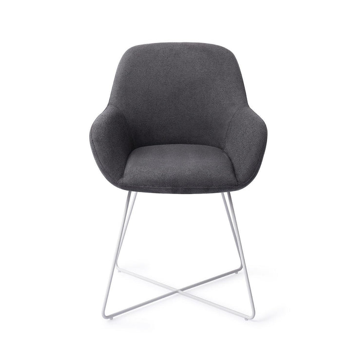 Kushi Eetkamerstoel - Black-Out, Cross White - {{ product.type }} - Kas20