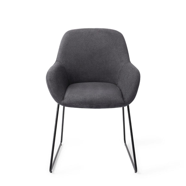 Kushi Eetkamerstoel - Black-Out, Slide Black - {{ product.type }} - Kas20