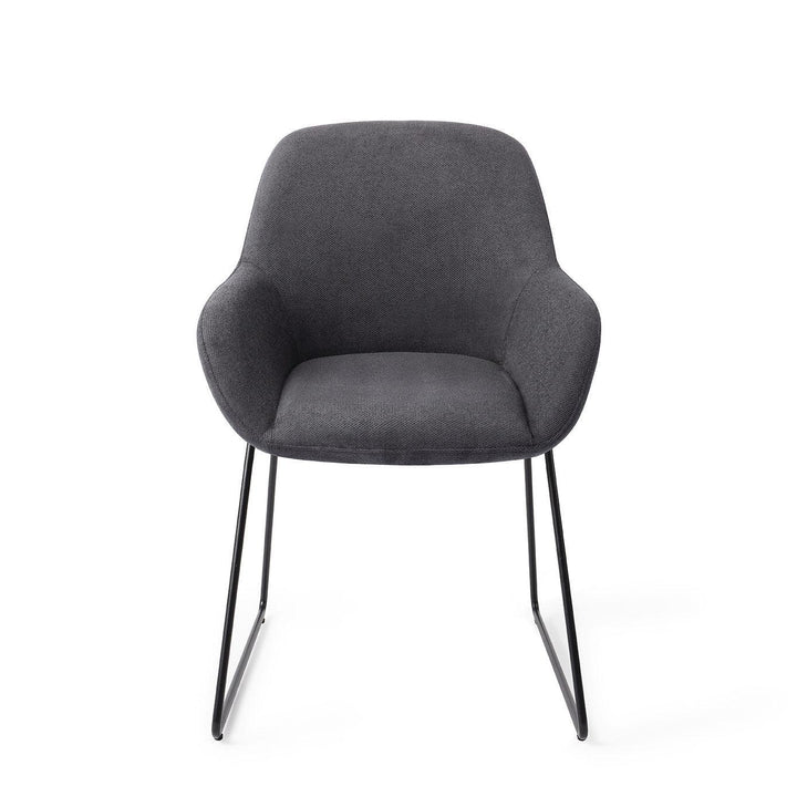 Kushi Eetkamerstoel - Black-Out, Slide Black - {{ product.type }} - Kas20