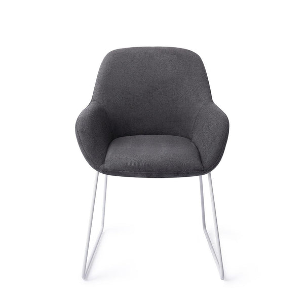 Kushi Eetkamerstoel - Black-Out, Slide White - {{ product.type }} - Kas20