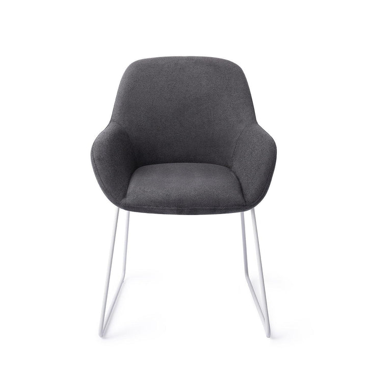 Kushi Eetkamerstoel - Black-Out, Slide White - {{ product.type }} - Kas20