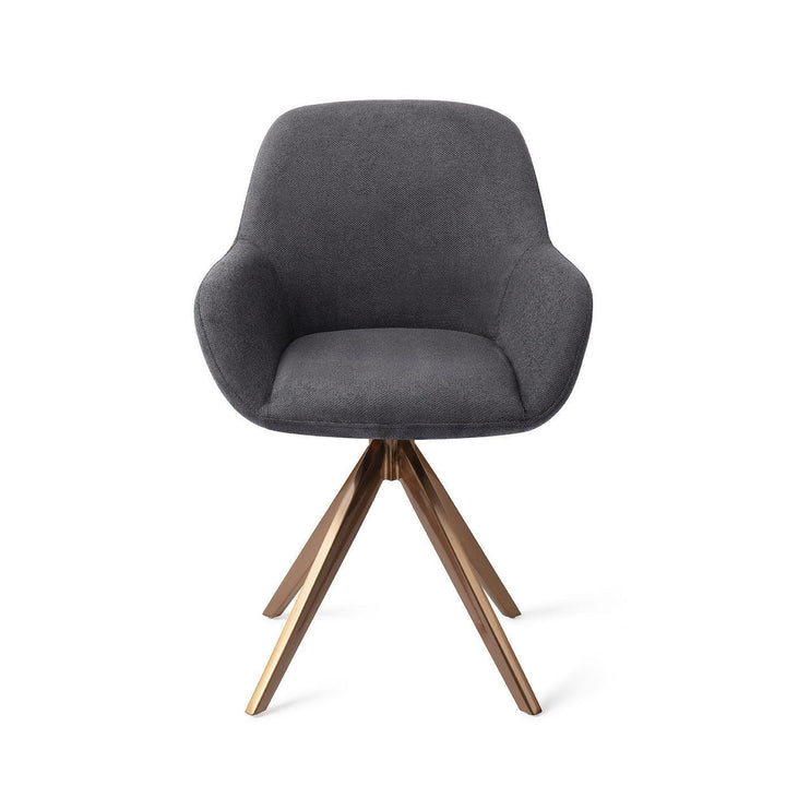 Kushi eetkamerstoel - Black-Out, Turn Rose - {{ product.type }} - Kas20