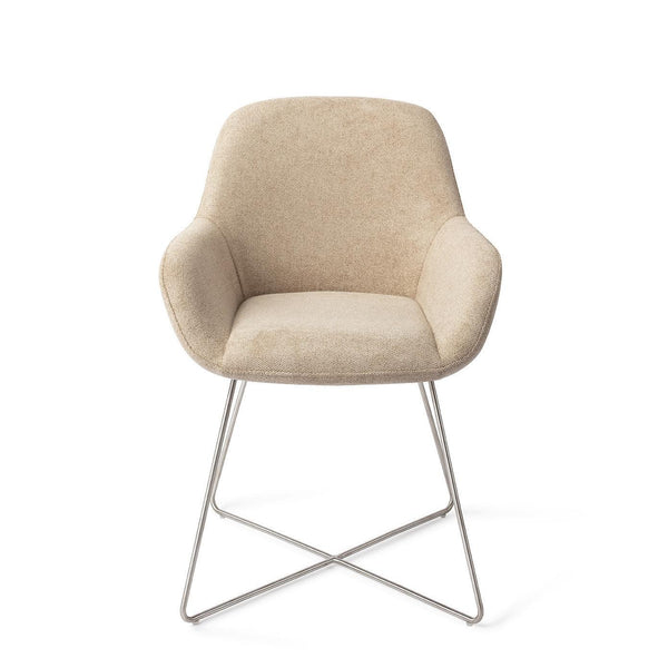Kushi Eetkamerstoel - Desert Dunes, Cross Steel - {{ product.type }} - Kas20