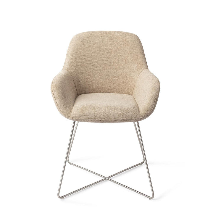 Kushi Eetkamerstoel - Desert Dunes, Cross Steel - {{ product.type }} - Kas20