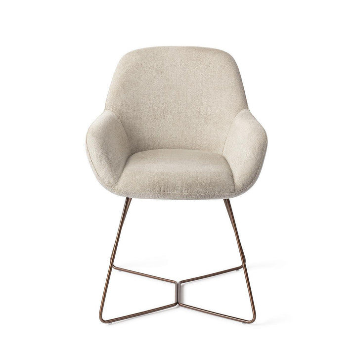 Kushi Eetkamerstoel - Ivory Ivy, Beehive Rose - {{ product.type }} - Kas20