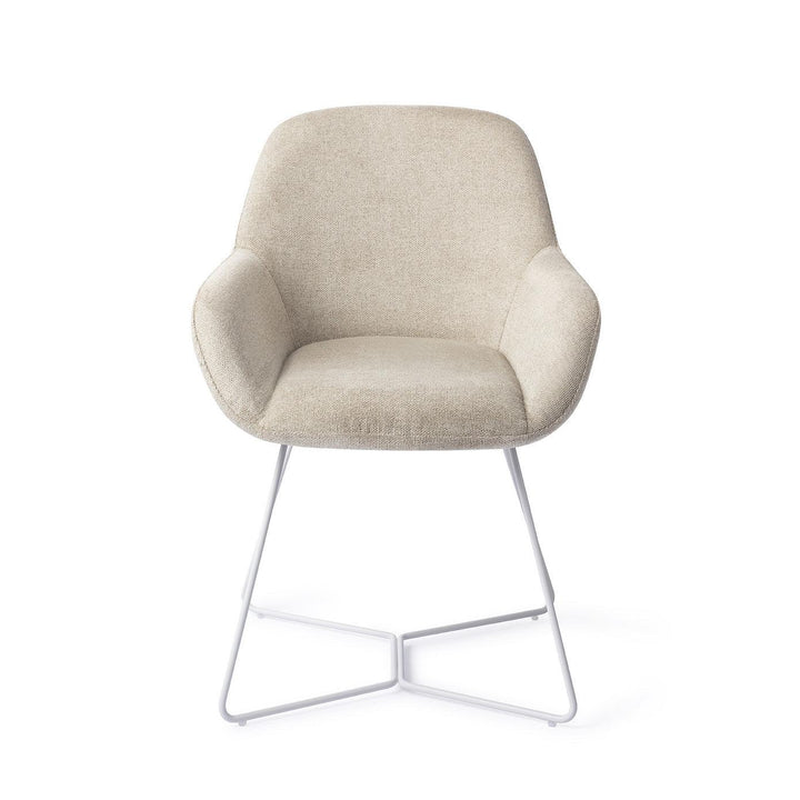 Kushi Eetkamerstoel - Ivory Ivy, Beehive White - {{ product.type }} - Kas20