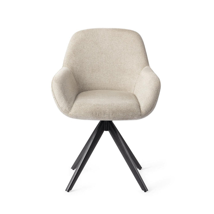 Kushi eetkamerstoel - Ivory Ivy, Turn Black - {{ product.type }} - Kas20