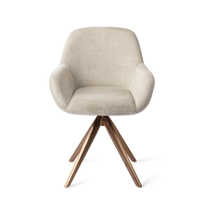 Kushi eetkamerstoel - Ivory Ivy, Turn Rose - {{ product.type }} - Kas20