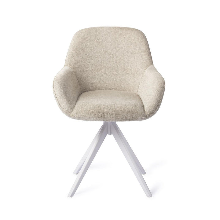 Kushi eetkamerstoel - Ivory Ivy, Turn White - {{ product.type }} - Kas20