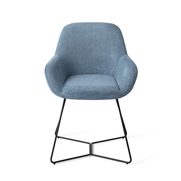 Kushi eetkamerstoel - Ocean Eyes, Beehive Black - {{ product.type }} - Kas20